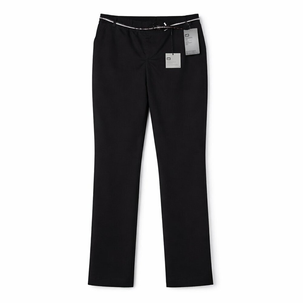 NWT LEE Modern Fit Straight Leg Belted Pants 10M